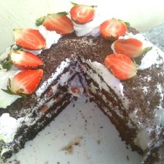 A picture of Original black forest cake #christmas revival.