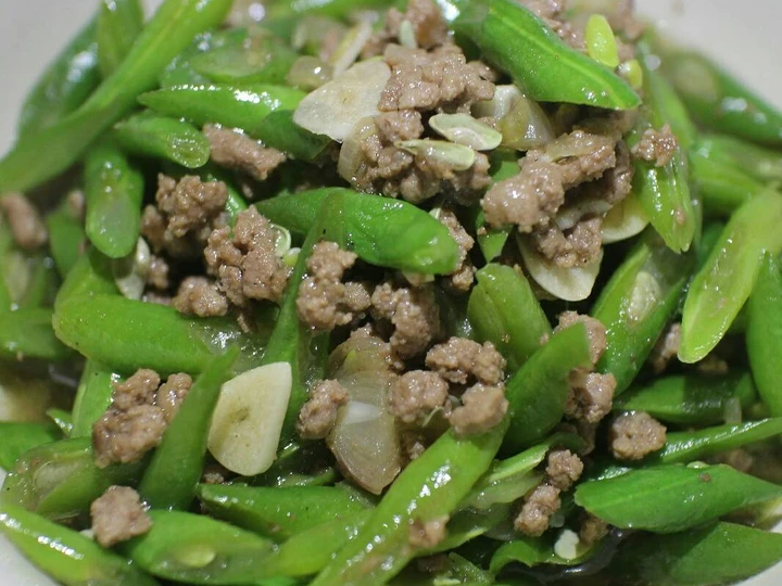 Cara Sederhana Menyiapkan Resep  Tumis Buncis dan Daging Cincang yang Bikin Ngiler, Lezat Sekali