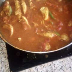 A picture of Chicken Madras.