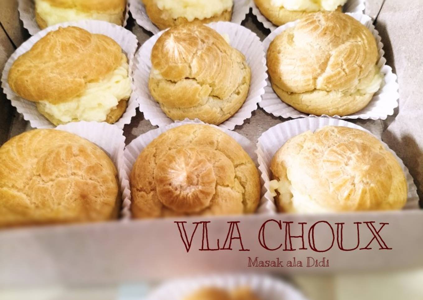Kue Sus Klasik Vla Vanila ala Didi | Choux ala Cremè