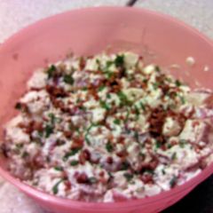 A picture of Bacon Horseradish Potato Salad.