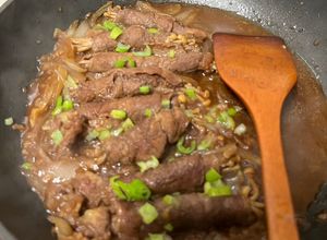 Foto resep Beef Slice Jamur Enoki