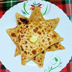 A picture of Veg Momo Paratha.