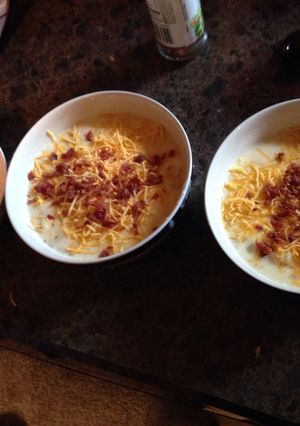 A picture of Amazing Slow Cooker Potato Soup.