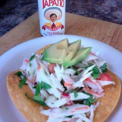 A picture of Tostadas de jaiva.
