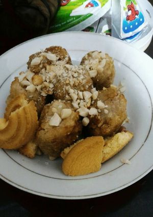 Hình của món Bánh nếp cuộn phô mai.