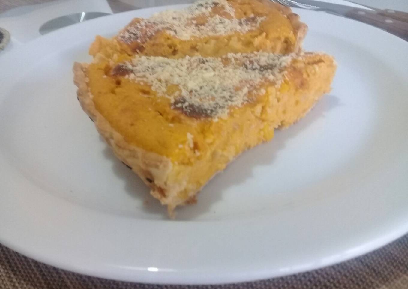 Tarta de calabaza y avena