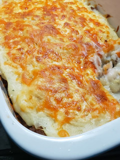 A picture of Harvest Sausage Shepherd's Pie.