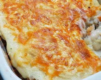 The New Way Cooking Recipe Harvest Sausage Shepherds Pie Savory Delicious