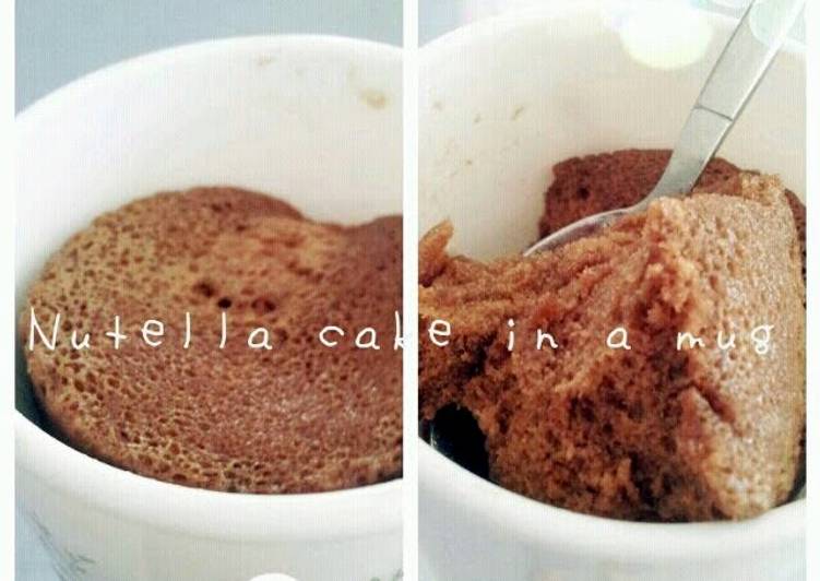 How to Make Speedy Nutella Mug Cake