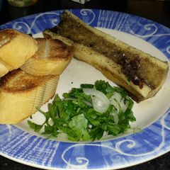 A picture of Roasted Bone Marrow.