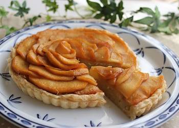 Popular Cuisine Caramelized Apple and Sweet Potato Pie Delicious Steady