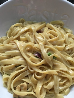 صورة لوصفة مكرونة الفيوتشيني 😋