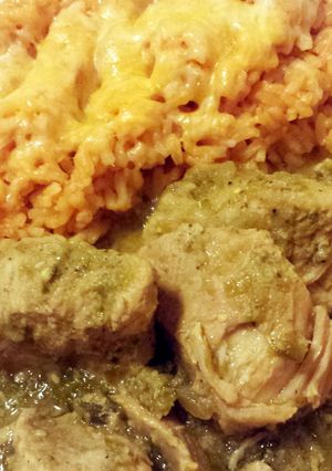 A picture of Crock Pot Chile Verde.