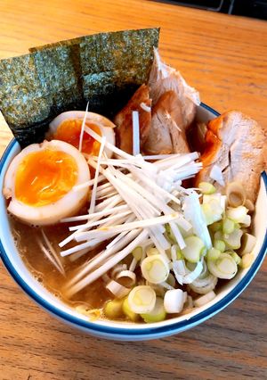 A picture of Miso Ramen with Konjac Noodles.