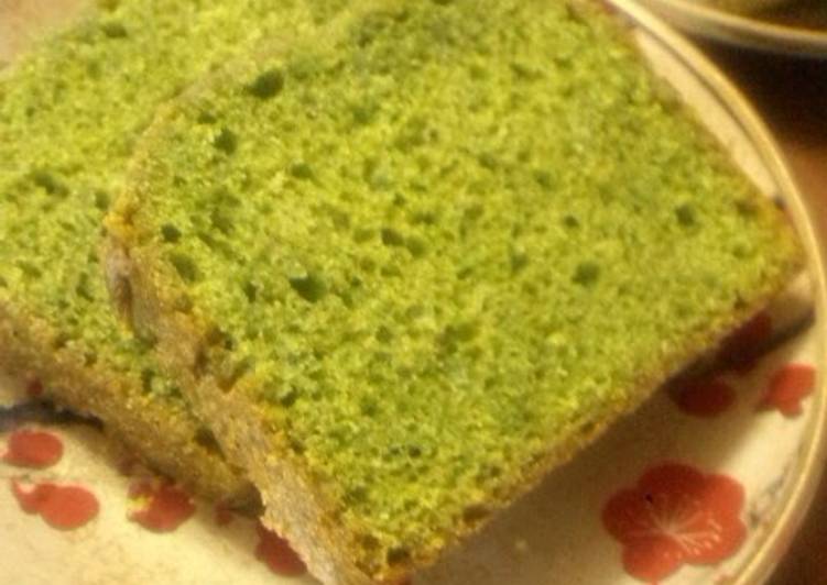 Recipe of Any-night-of-the-week Easy and Authentic Using Pancake Mix! Matcha Pound Cake