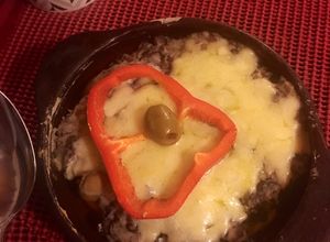 Una foto de Pastel de porotos y verduras (veggie)