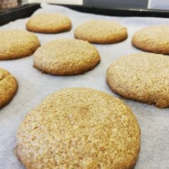 A picture of Low Carb High Energy Peanut Butter Cookies.