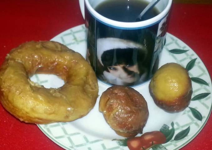 Simple Way to Prepare Super Quick Homemade Glazed Doughnuts