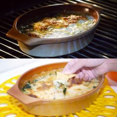 A picture of hot spinch dip.