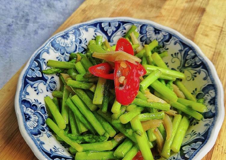 Arahan Buat Asparagus Pinirito yang Sedap