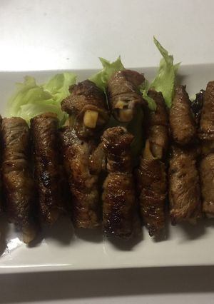 A picture of Teriyaki Beef-Wrapped Potato Sticks (Everyone's Favorite, Part 2).