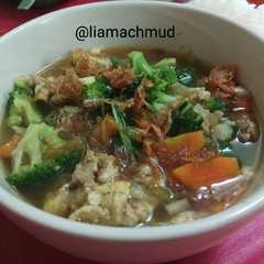 A picture of Capcay kuah simple.