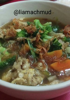 Foto resep Capcay kuah simple