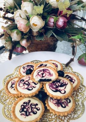 Foto resep Blueberry Cheese Tart crunchy masemanis^^