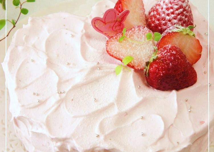 Recipe: Yummy Heart-Shaped Decorated Cake