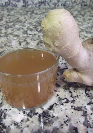 Una foto de Té verde con jengibre