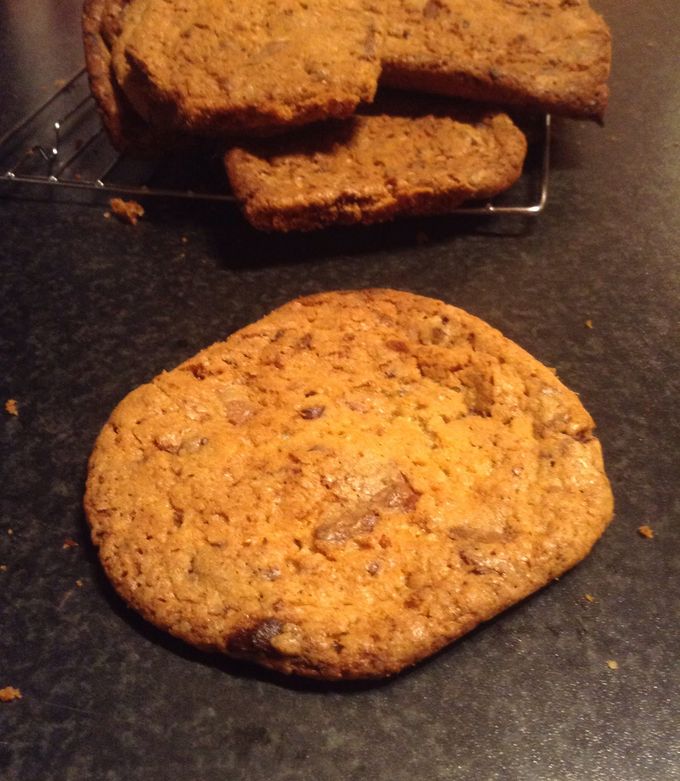 A picture of Chewy Delicious Chocolate Chip Cookies.