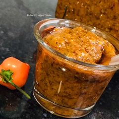 A picture of Habanero Pepper Sauce [African Hot Sauce].