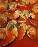 Almejas en salsa de tomate