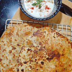Aloo paratha || आलू पराठा #alooparatha #breakfast A picture of Aloo paratha || आलू पराठा #alooparatha #breakfast.