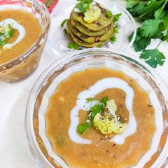 A picture of Bottleguard and Red Lentil Soup (Zero Oil Recipe).