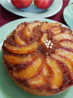 عکسی از دستور کیک برگردان شلیل