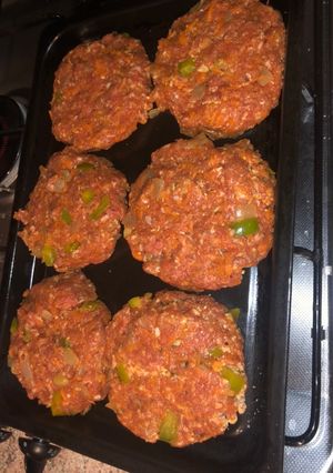 Una foto de Hamburguesa casera
