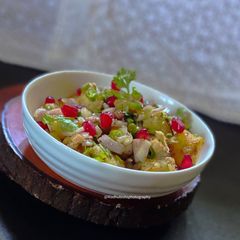 A picture of Aloo Chaat.