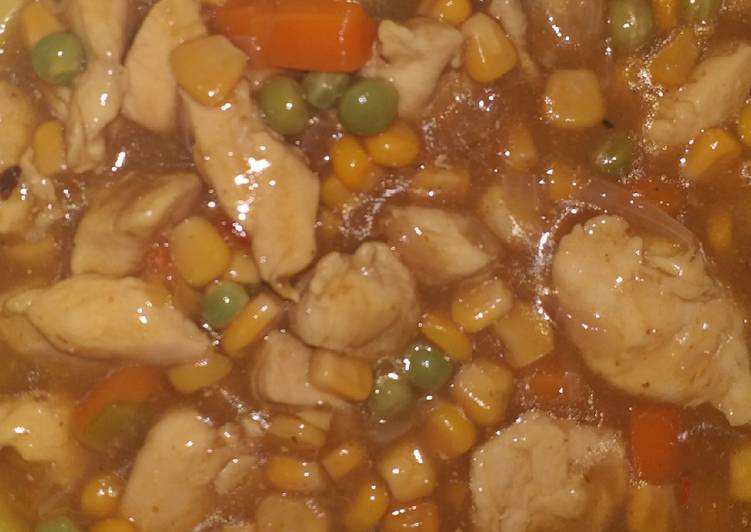 Recipe of Speedy Chicken corn soup