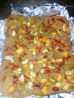 A picture of Baked moimoi.