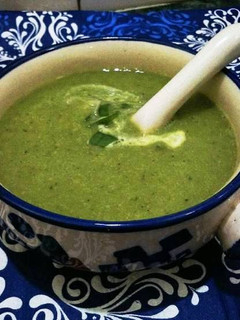 A picture of Peas And Mint Soup.