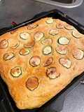 Focaccia Curry e Zucchine