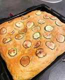 Focaccia Curry e Zucchine