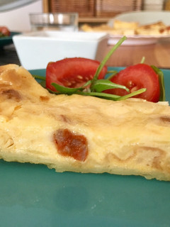 Una foto de Quiche de pollo y chistorra