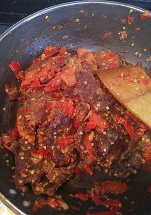 Foto resep Dendeng balado ala Nury