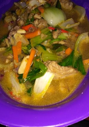 Foto resep Tumis ayam sayur