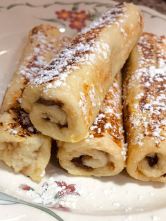 Una foto de Dulce estilo crepe de nutella