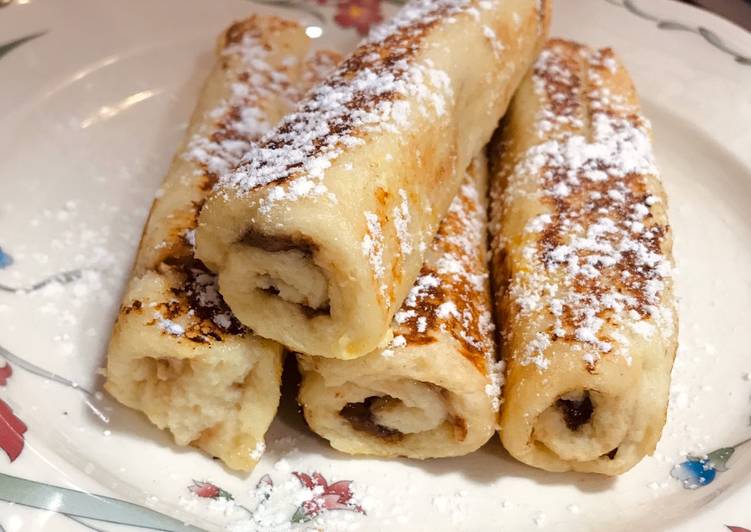 Dulce estilo crepe de nutella