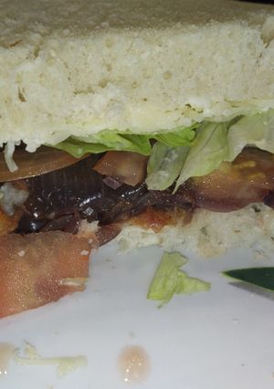 Ízletes szendvics recept fotója